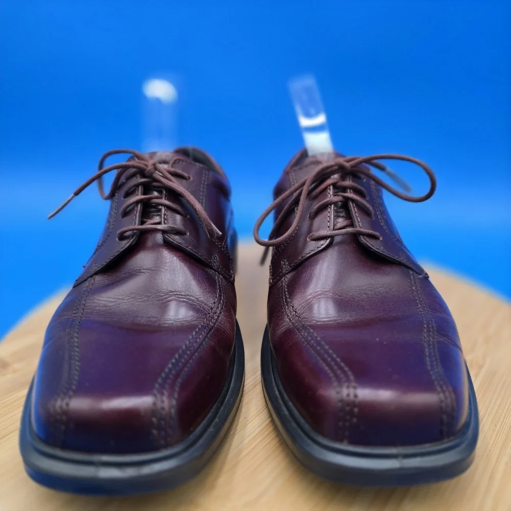 Ecco Helsinki Shoes Oxfords Dress Cordovan/Brown Leather Men's‎ US 7-7.5 EU 41